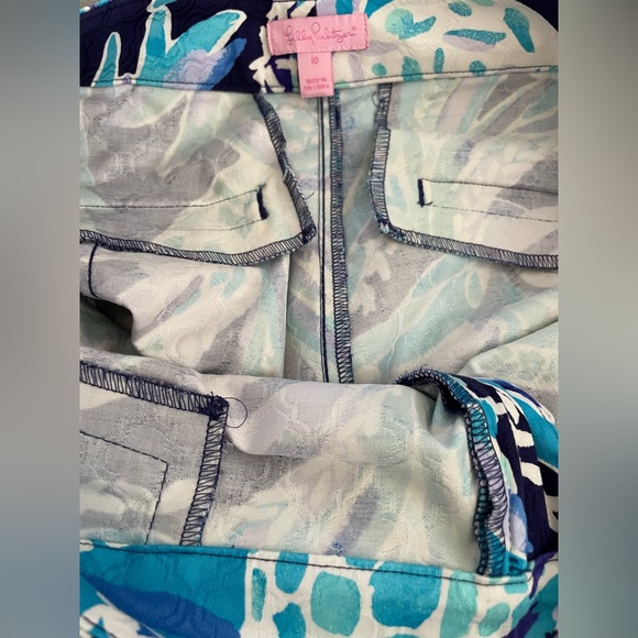 Lilly Pulitzer Women's Size 10 Mid Rise Kelly Skinny Ankle Pants - Picture 14 of 16